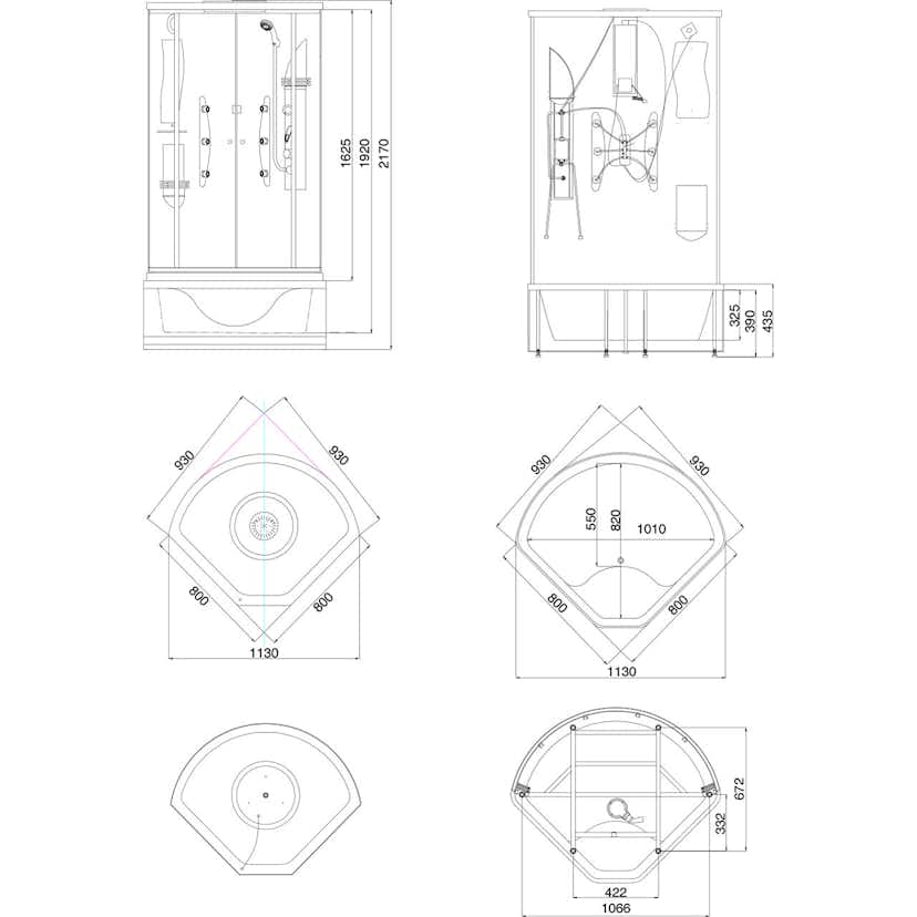 Bad & Duschkabin Arrow 6007