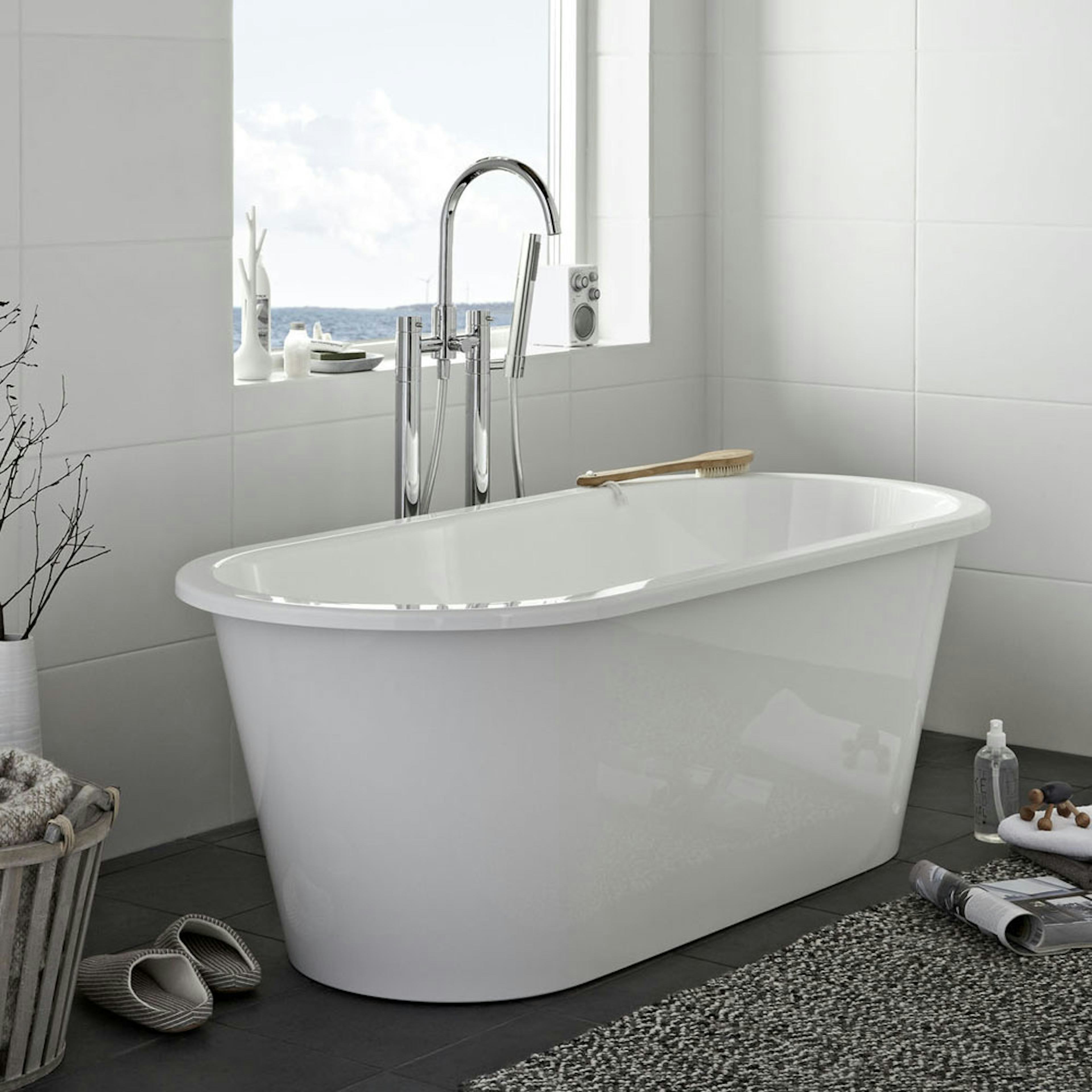 Badkar Hafa Original 160 Gjutmarmor