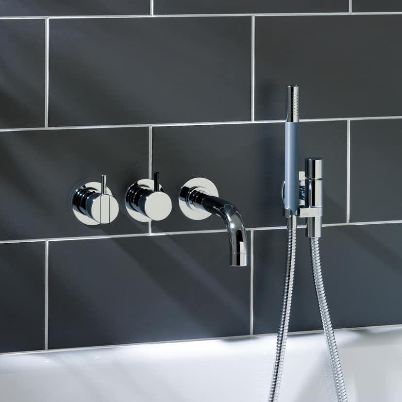 Dusch- och Badkarsblandare för Inbyggnad Vola 2411C-071