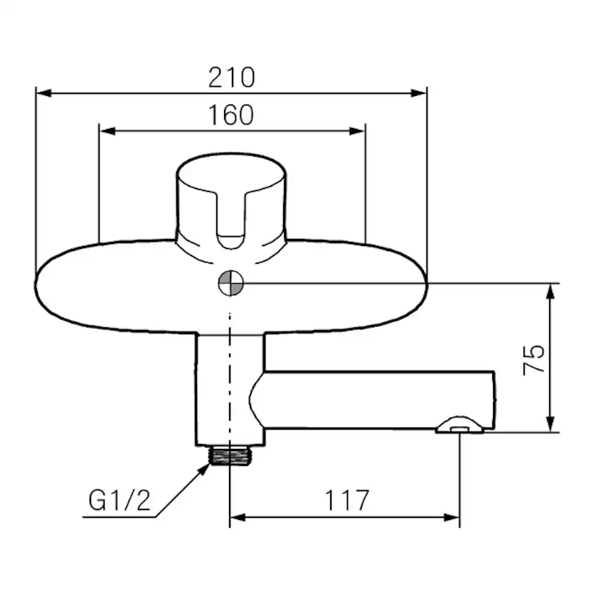 Badkarsblandare Mora MMIX W5