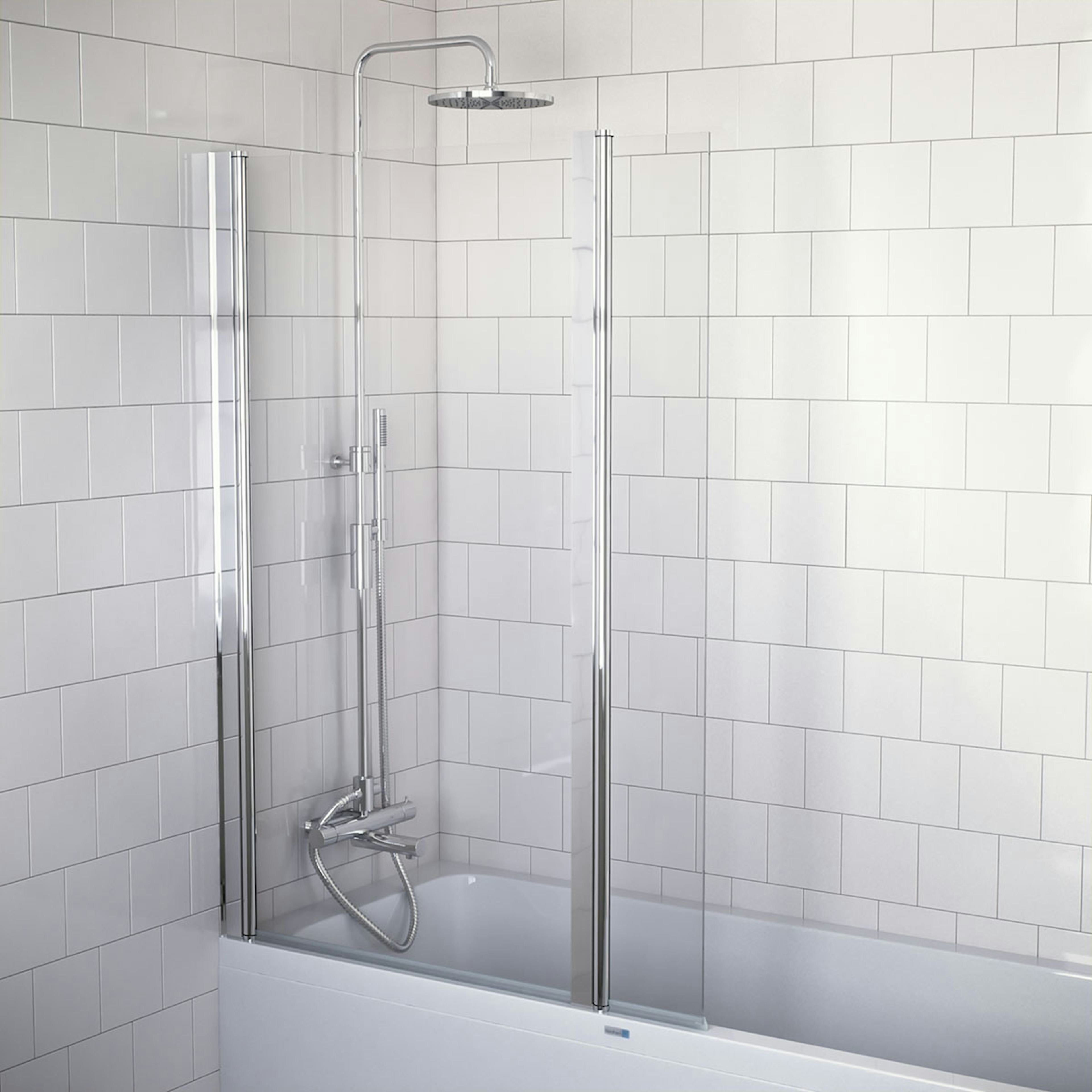 Badkarsvägg Nordhem Tjörn Krom