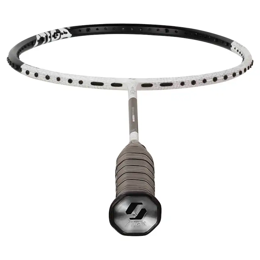 Badmintonracket Stiga Sports Aviox Pro Svart/Vit Osträngat 4