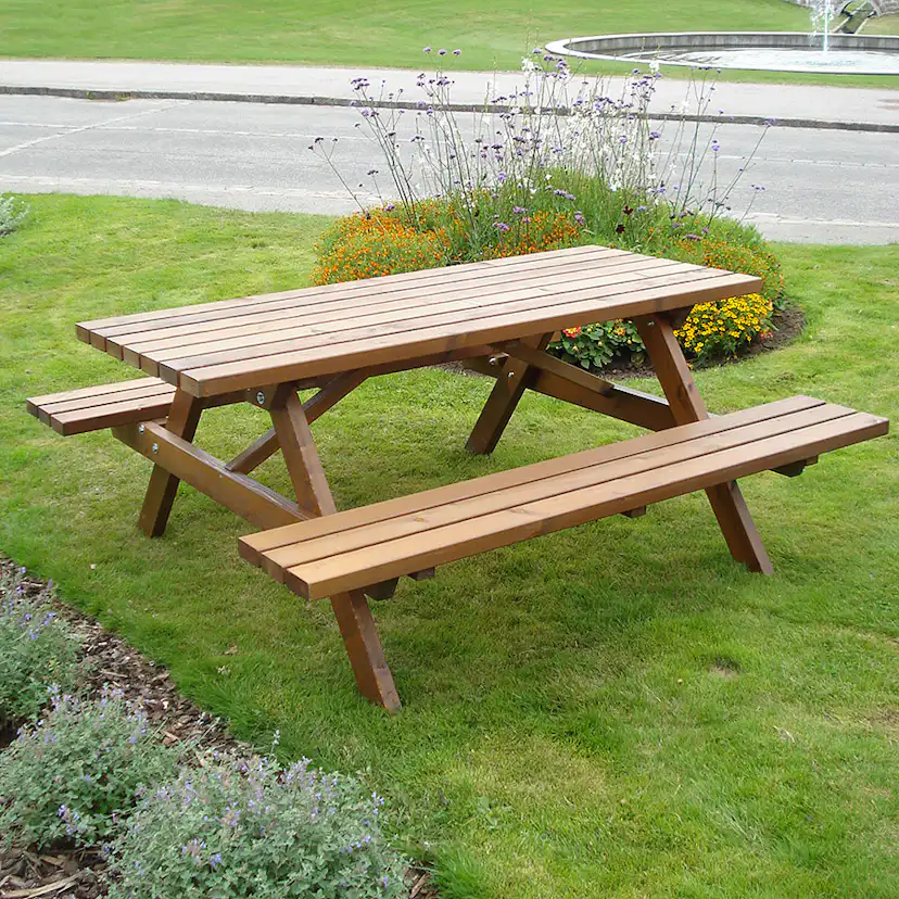 Bänkbord Utomhus Eden Wood Picknick 170