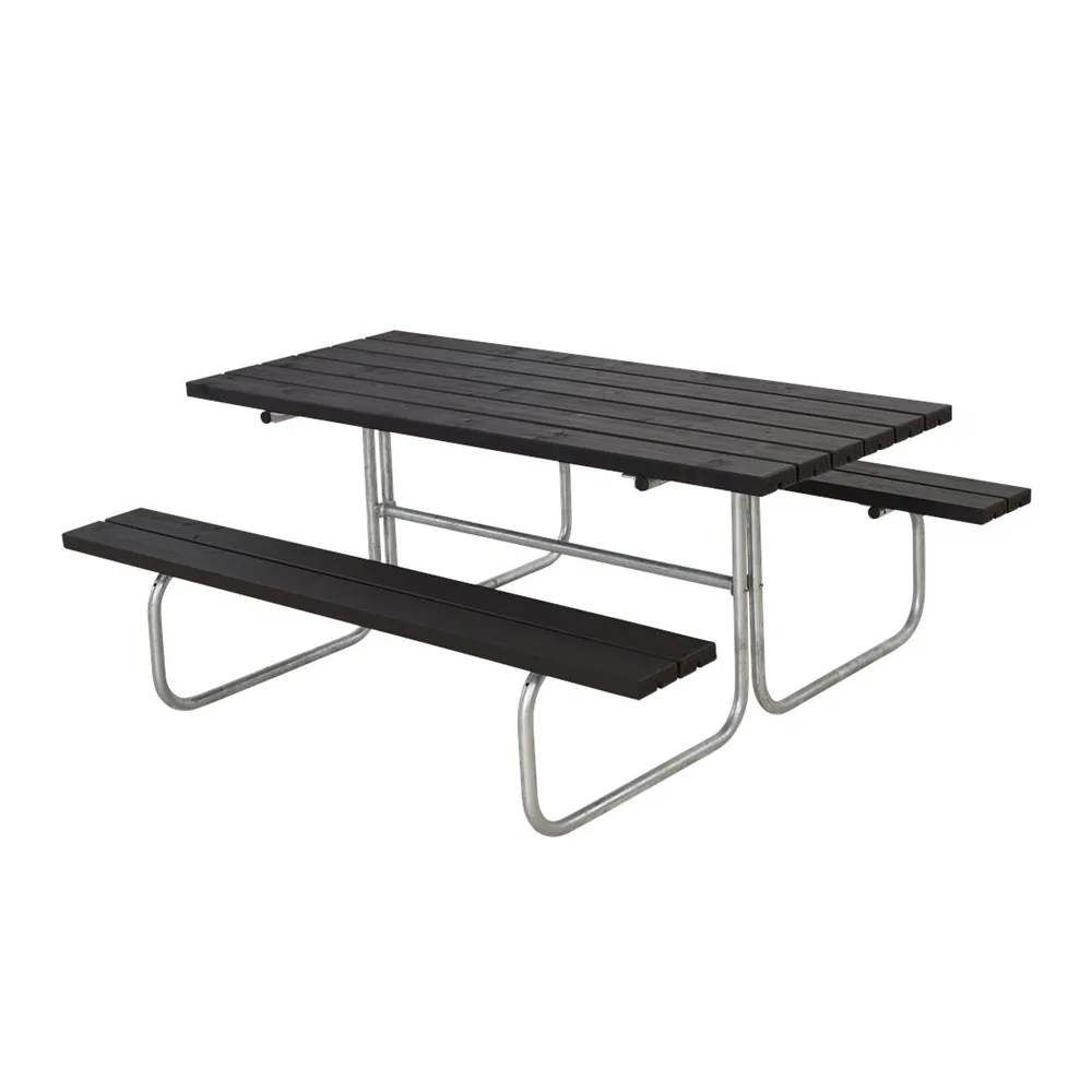 Picknickbord PLUS Classic Svart Utomhus