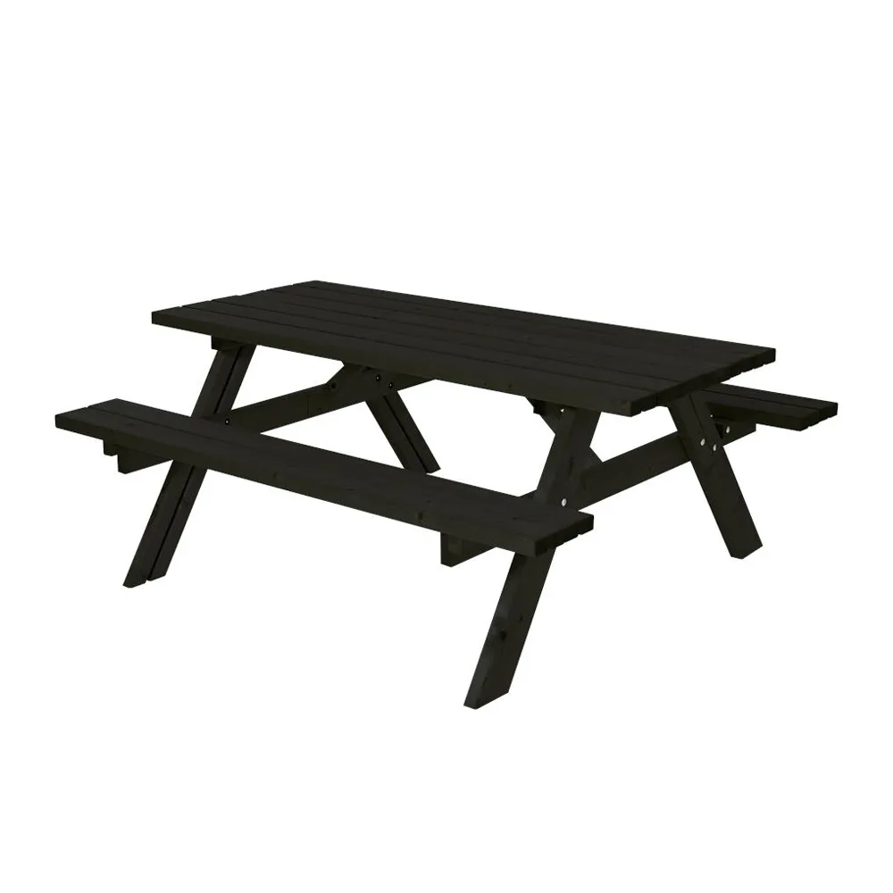 Picknickbord PLUS Svart Utomhus