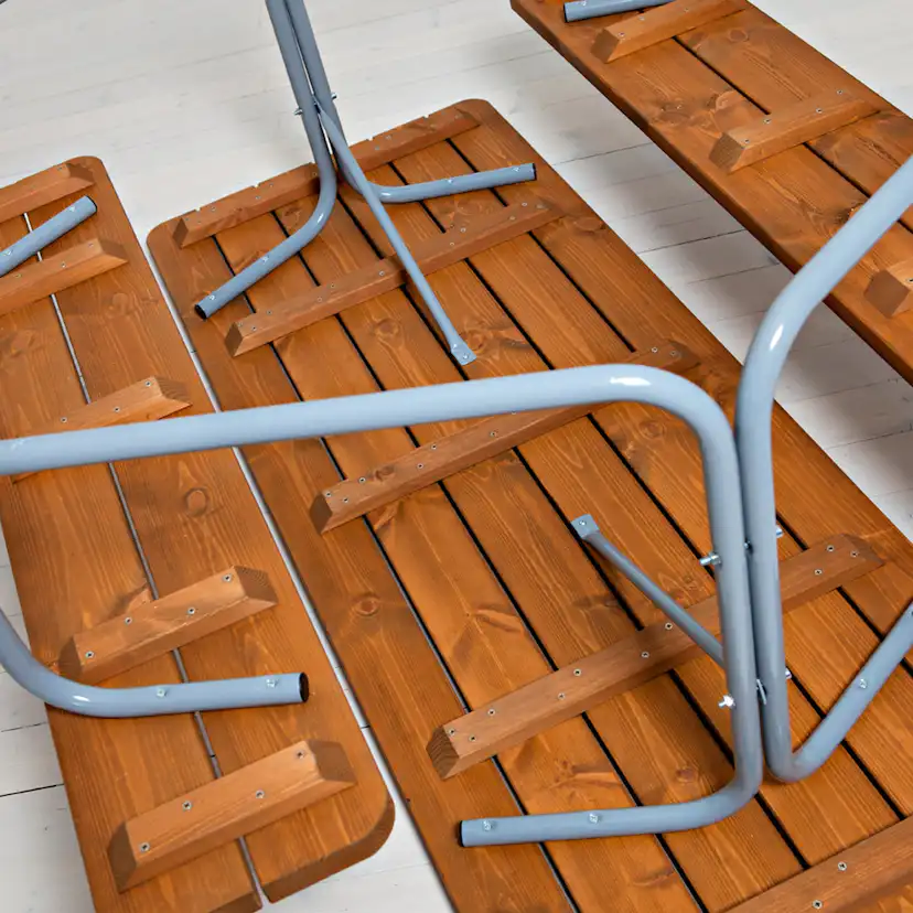 Barnbord Varax Breikki Grå Utomhus