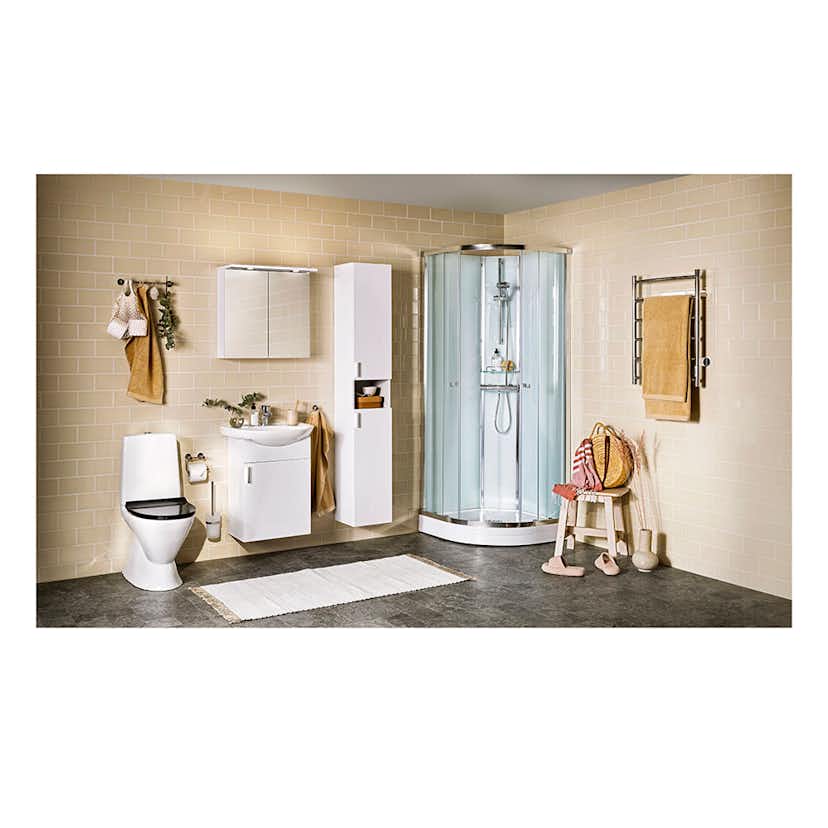 Tvättställsskåp Alterna Basic Aqua med Tvättställ