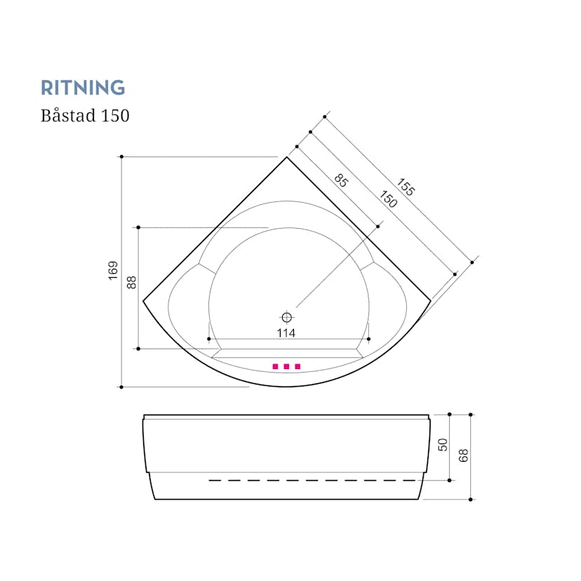 Badkar Swebad Båstad