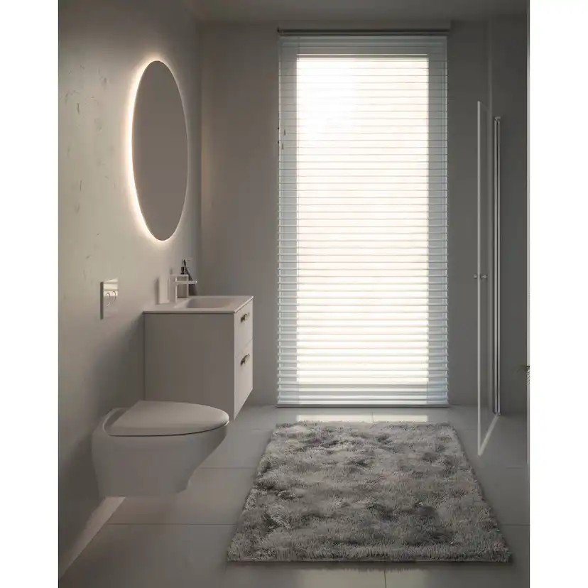 Spegel Gustavsberg Ducentic Rund med Bakgrundsbelysning