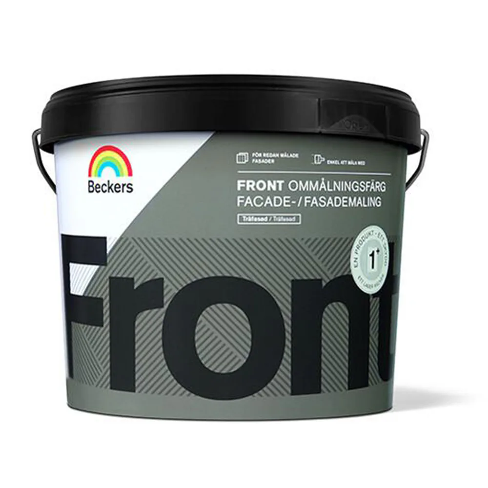 Ommålningsfärg Beckers Front 100 Vit 3L