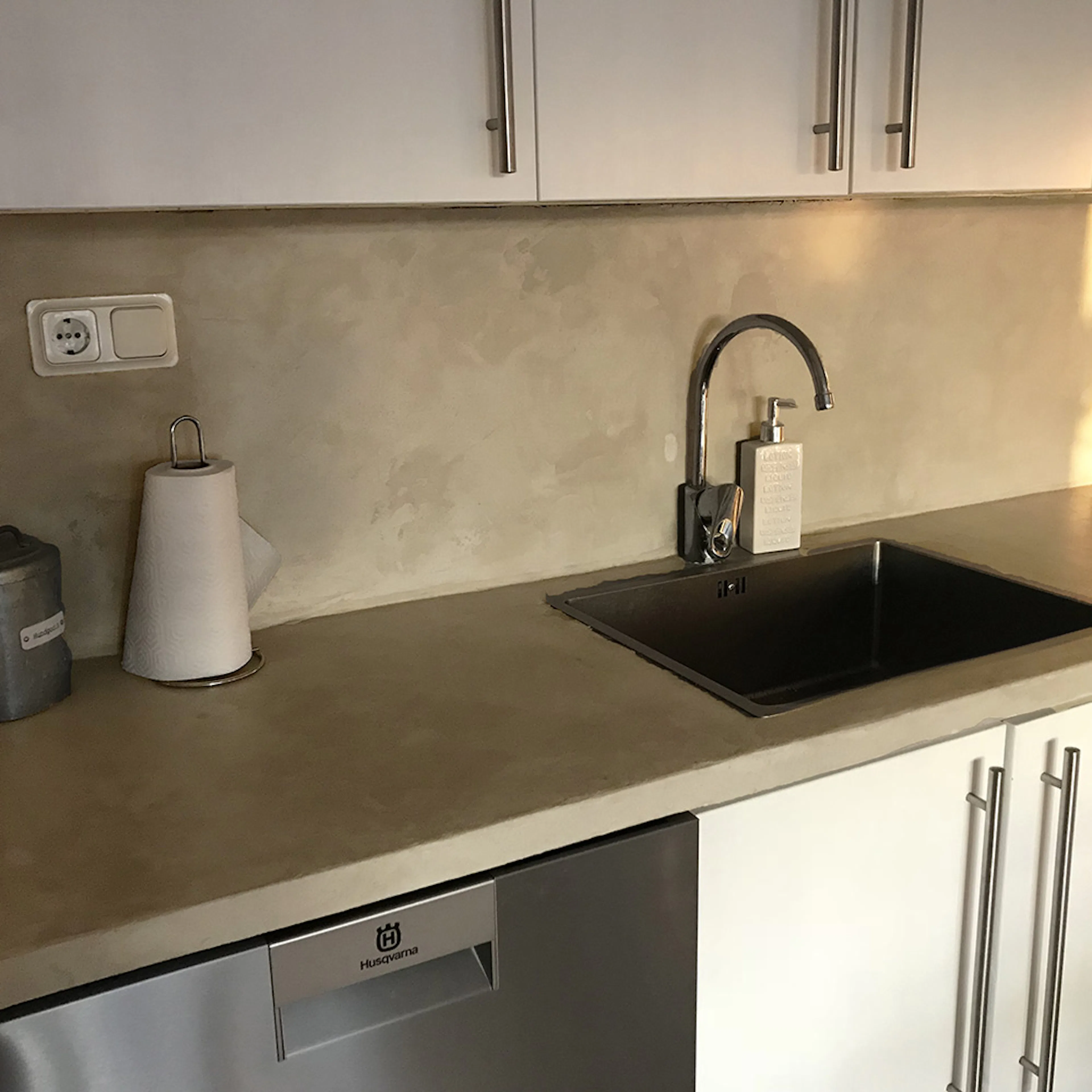 Microcement Design By Cement Färdigblandad Bänkskiva/Stänksk