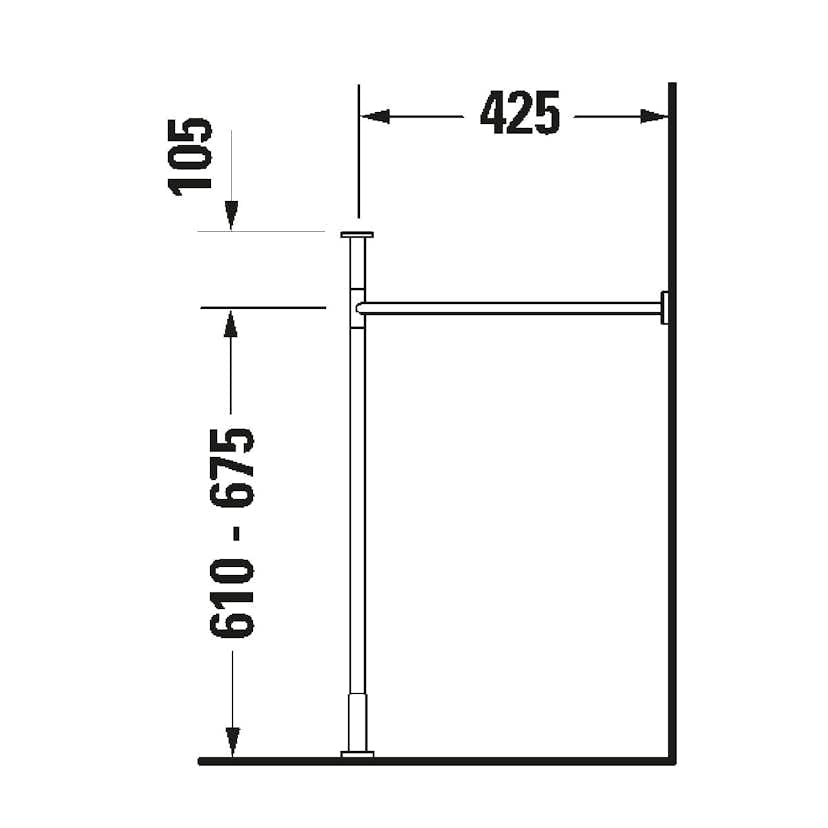 Benställning Duravit till Vero Air