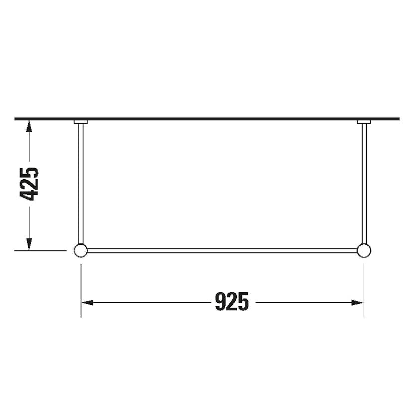 Benställning Duravit till Vero Air