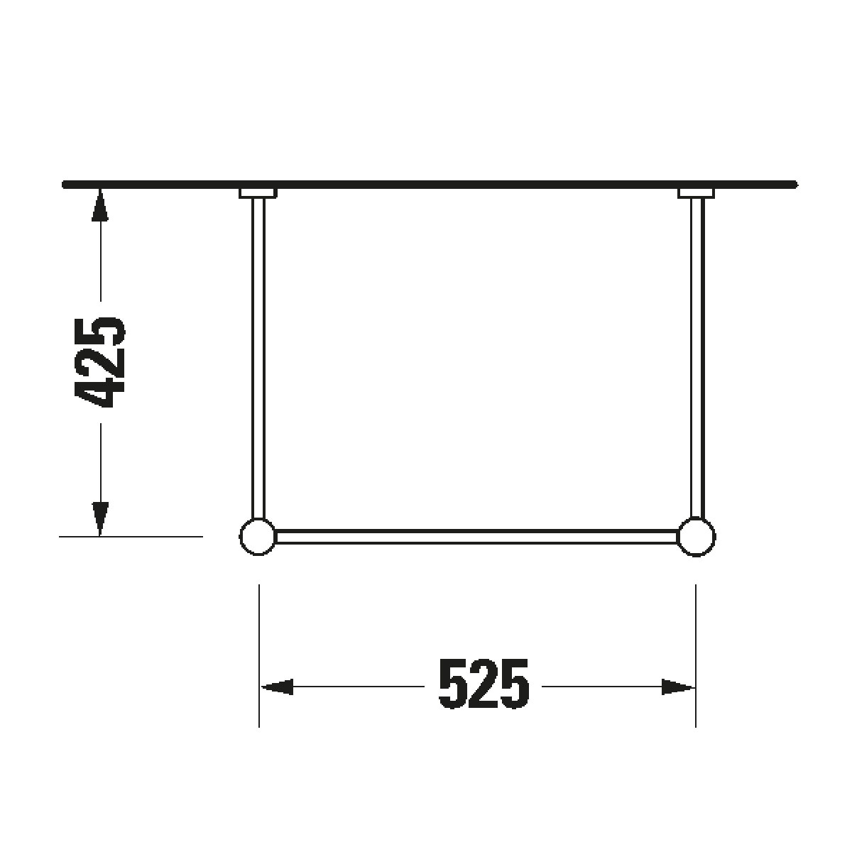 Benställning Duravit till Vero Air