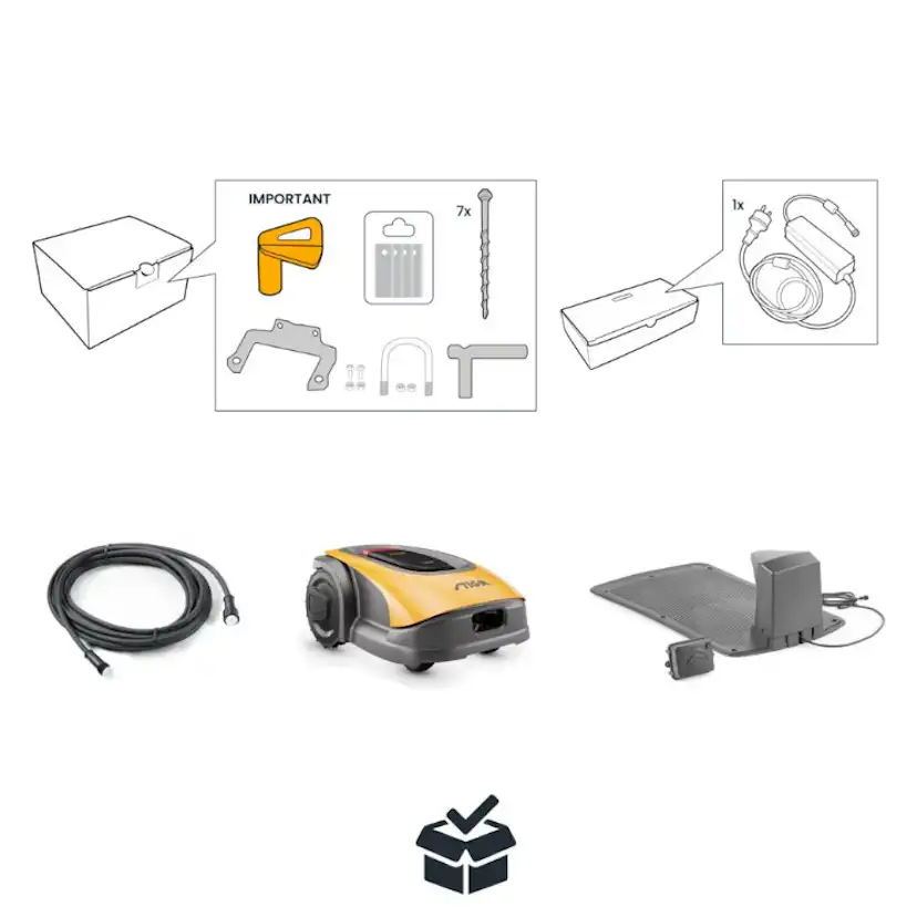 Robotgräsklippare STIGA A 1000 Utan Slinga