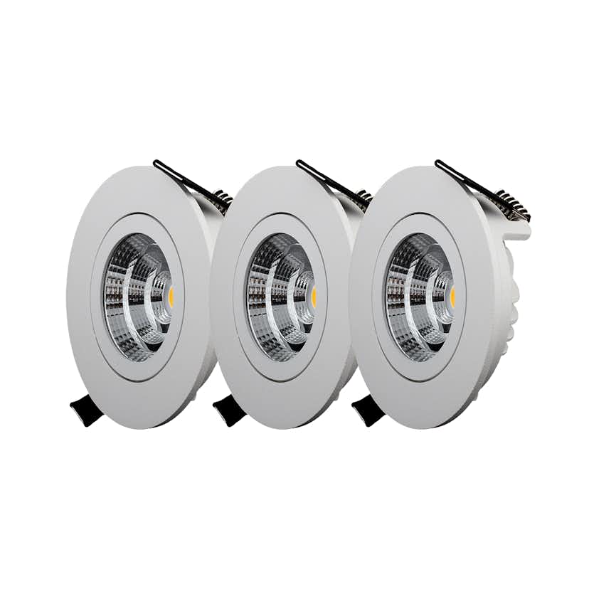 Downlight Designlight QB-30MW Tilt 3-pack