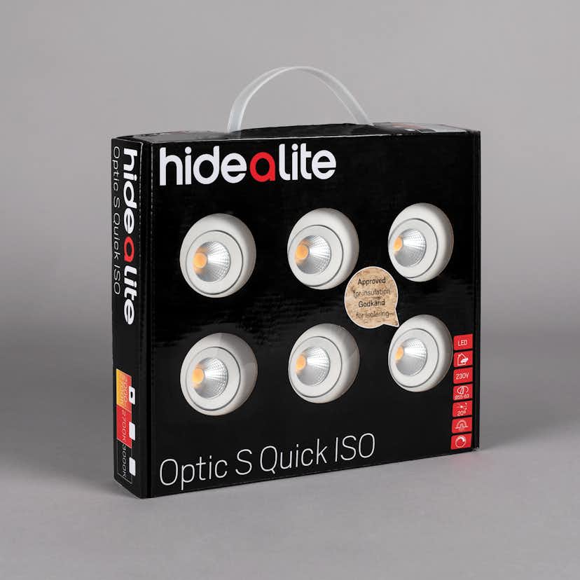 LED-downlight Hide-a-lite Optic S Quick ISO 6-pack