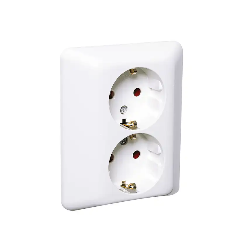 Vägguttag Elko 2-Vägs 440V RS Renvit