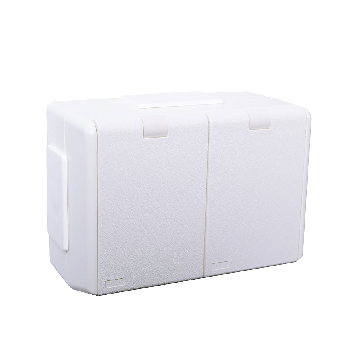 Vägguttag Elko 2-Vägs IP44 RS Renvit