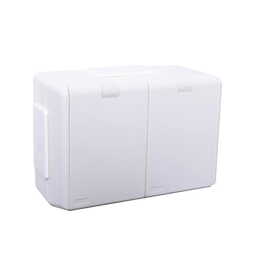 Vägguttag Elko 2-Vägs IP44 RS Renvit