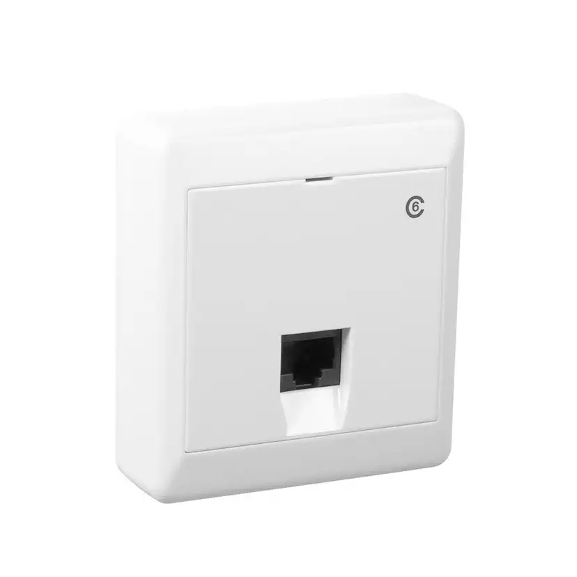 Modularuttag Elko 1X8 K6 RS Renvit