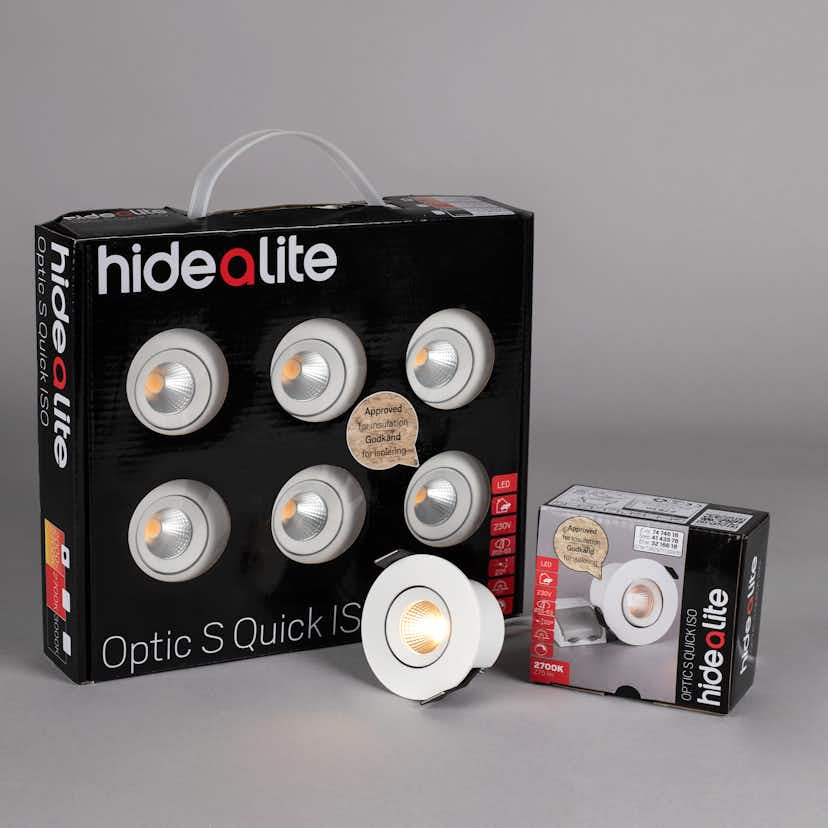 LED-downlight Hide-a-lite Optic S Quick ISO 6-pack