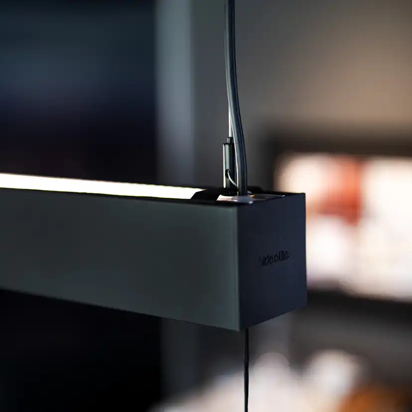 Taklampa Hide-a-lite Actor Pendant DP Svart 30/70 Dim