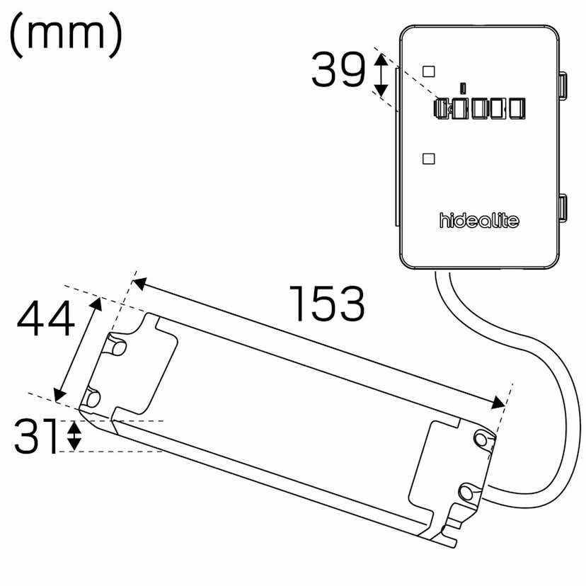 LED-Panel Hide-a-lite Sky MP 830/840 DIM Linect