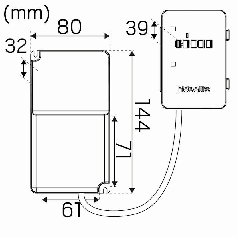 LED-Panel Hide-a-lite Sky MP 830/840 DALI Q-Box Mini