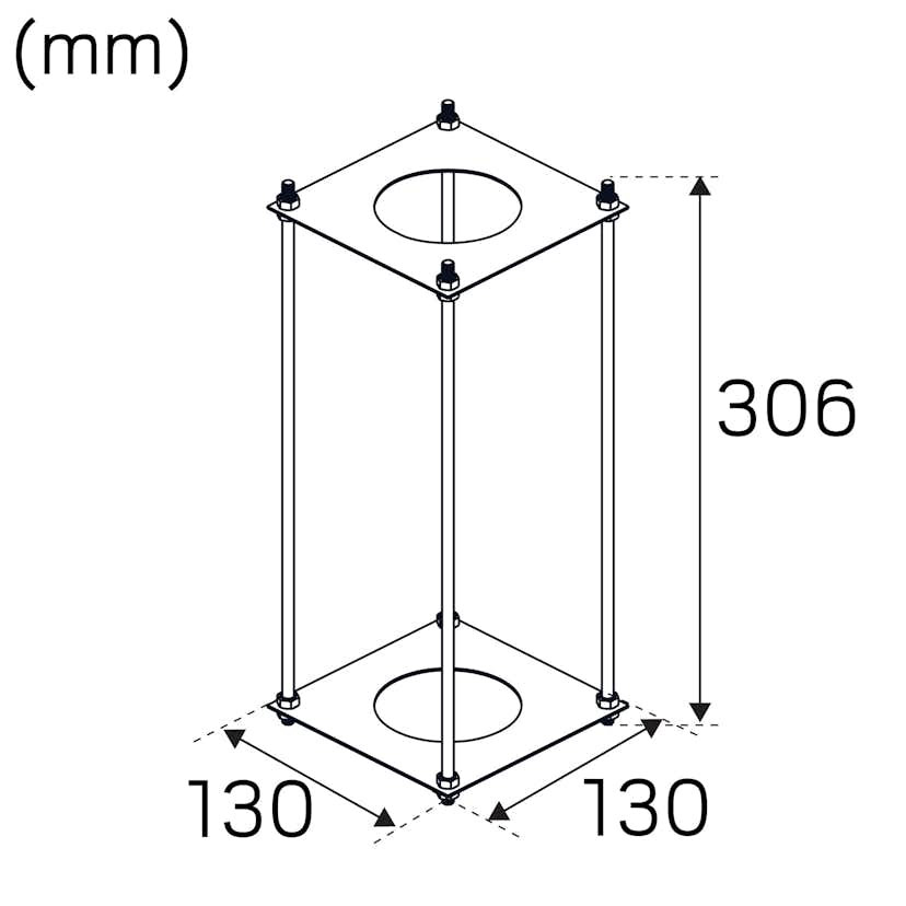 Pollare Hide-a-lite Cone Pillar Antracit 3000K