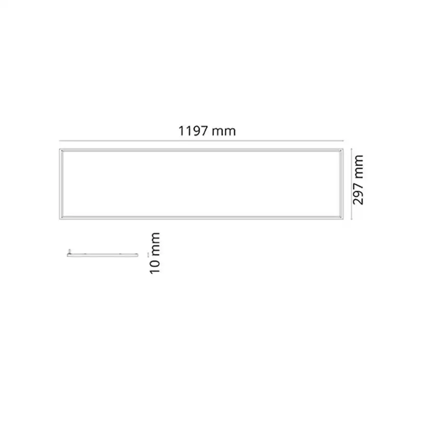 Takarmatur SG ARMATUREN Sense 300x1200 29W IP20 LED