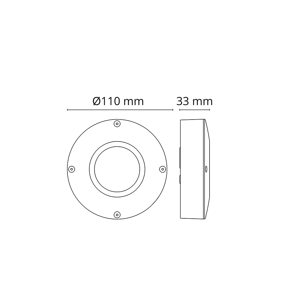 Downlight SG ARMATUREN Callisto 3W IP65 LED