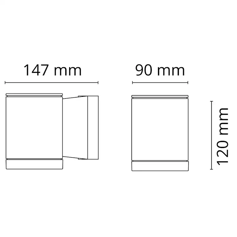 Fasadarmatur SG ARMATUREN Metro 4,5W IP44 LED