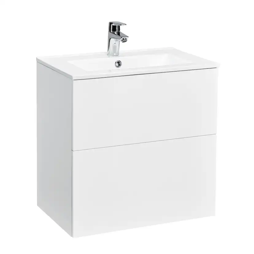 Tvättställsskåp Alterna Isella Kompakt med Ariella Porslin Tvättställ