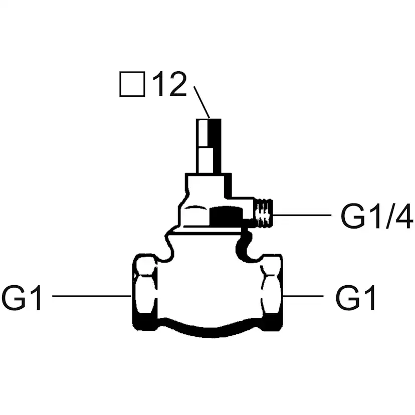 Vattenpostventil FM Mattsson G25