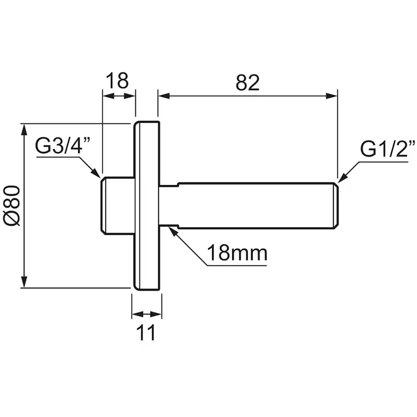 Anslutningskoppling FM Mattsson 150 cc