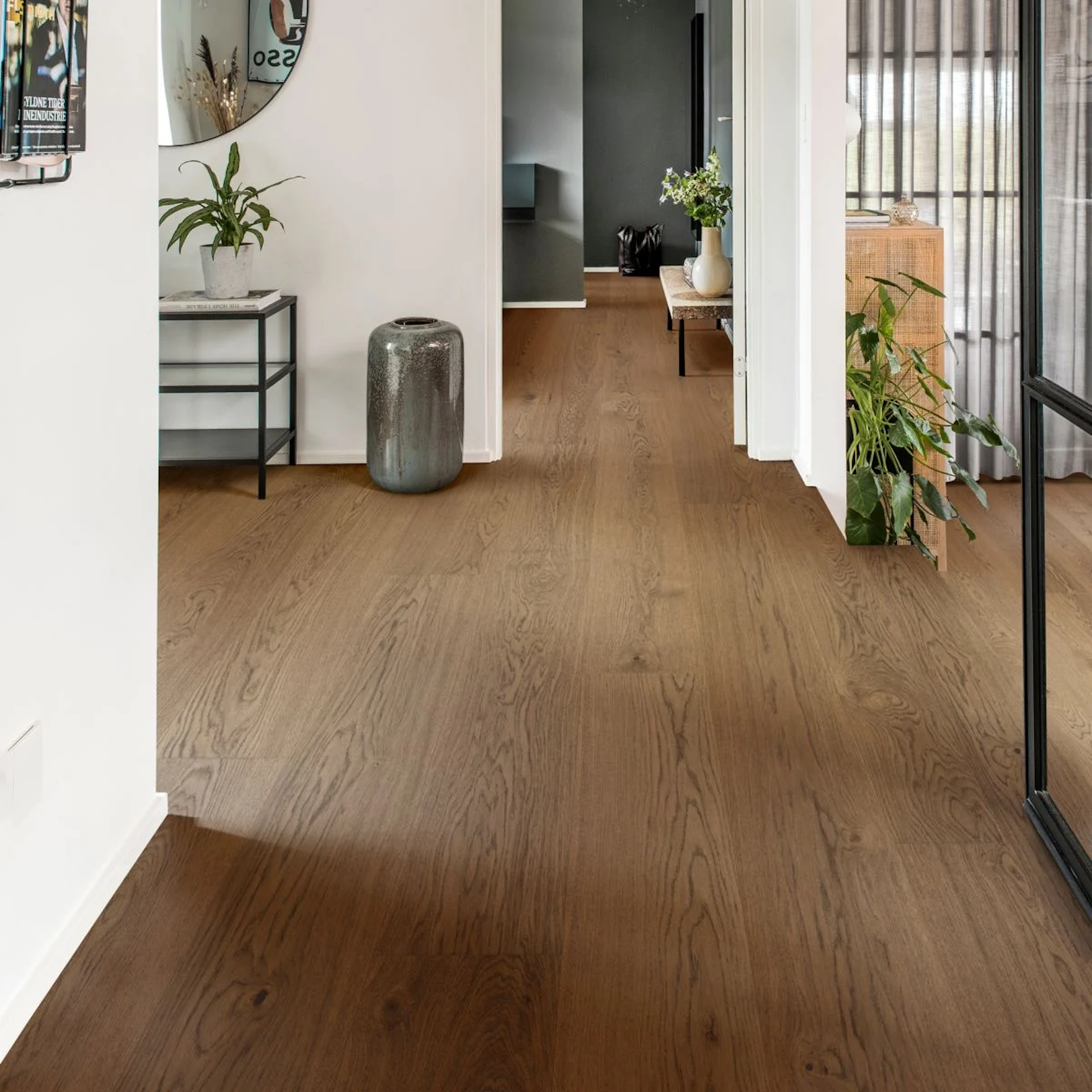 Trägolv Bjelin Härdad Ek Natur Lindby Borstad Mattlack 3.0 XXL 1-Stav