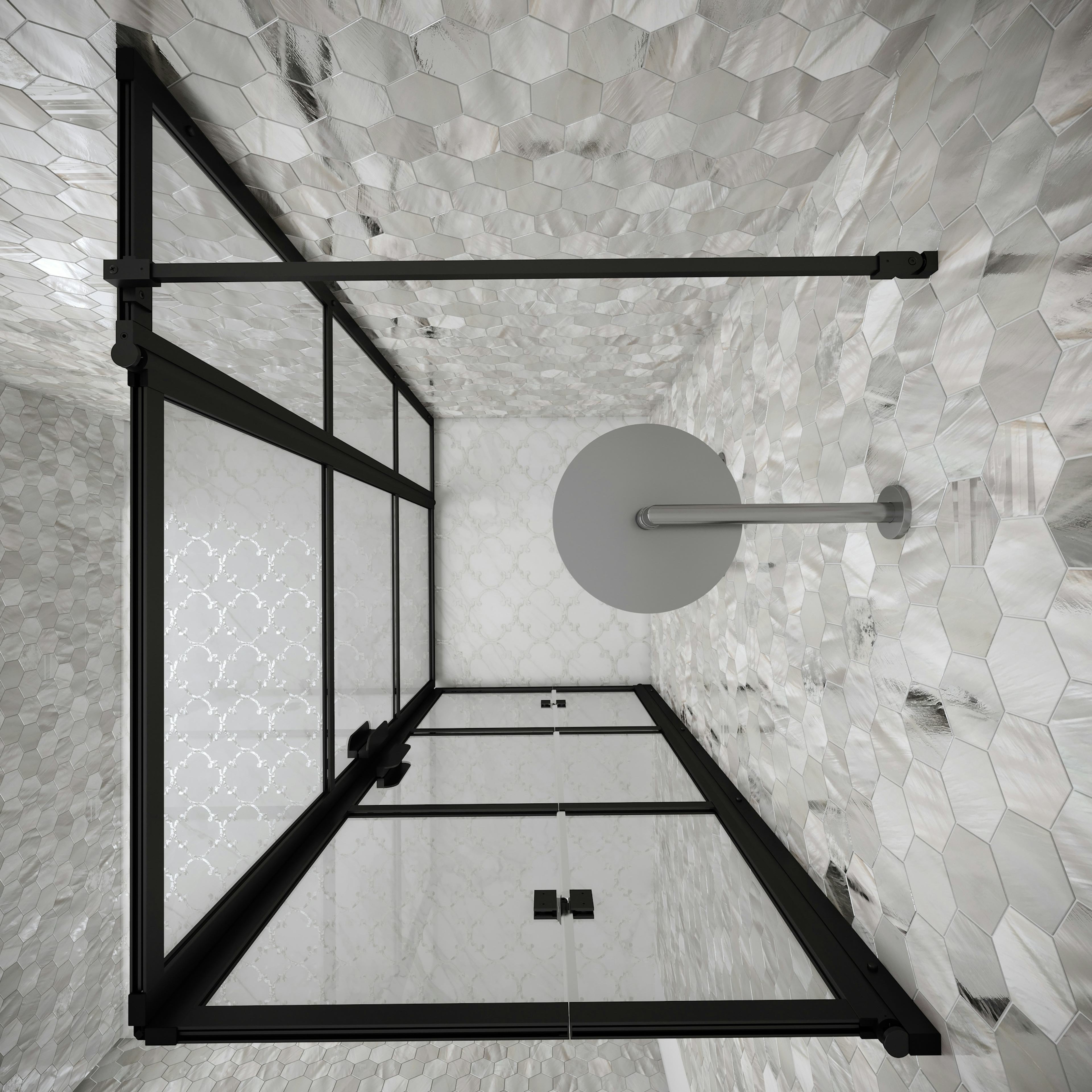 Sidostag Hietakari till Fast Duschvägg Bläk