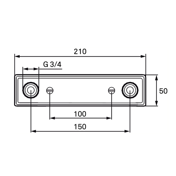Blandarfäste Mora Fix för Dold Rördragning Krom