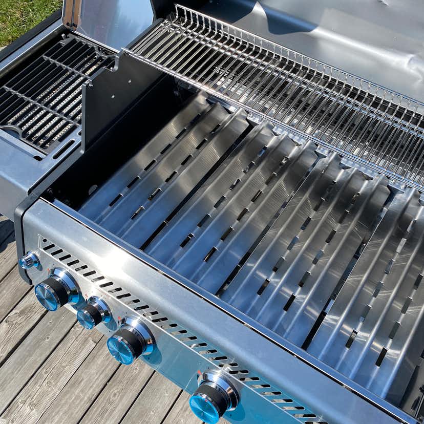 Gasolgrill Bluegaz X1 Premium Classic Rostfritt Stål & Aluminium med Sidobrännare