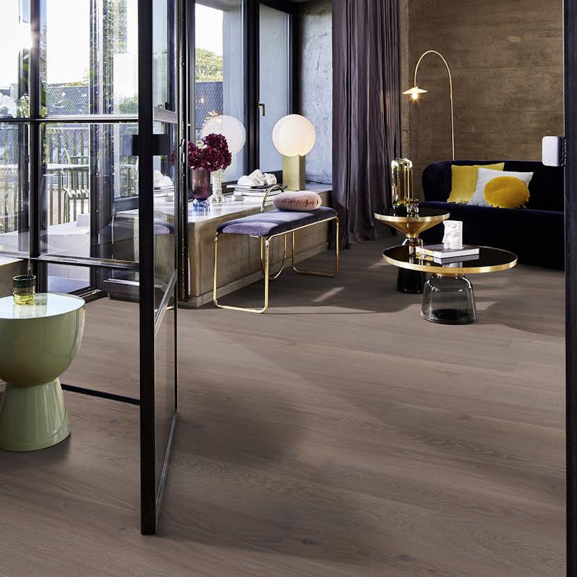 Parkettgolv Boen Ek India Grey Live Pure Ultra Matt lack 1-Stav