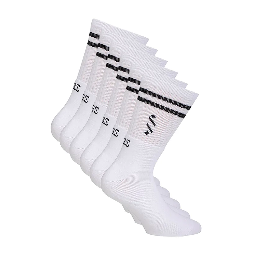 Bomullsstrumpa Jalas 4451 Vit 6-Pack