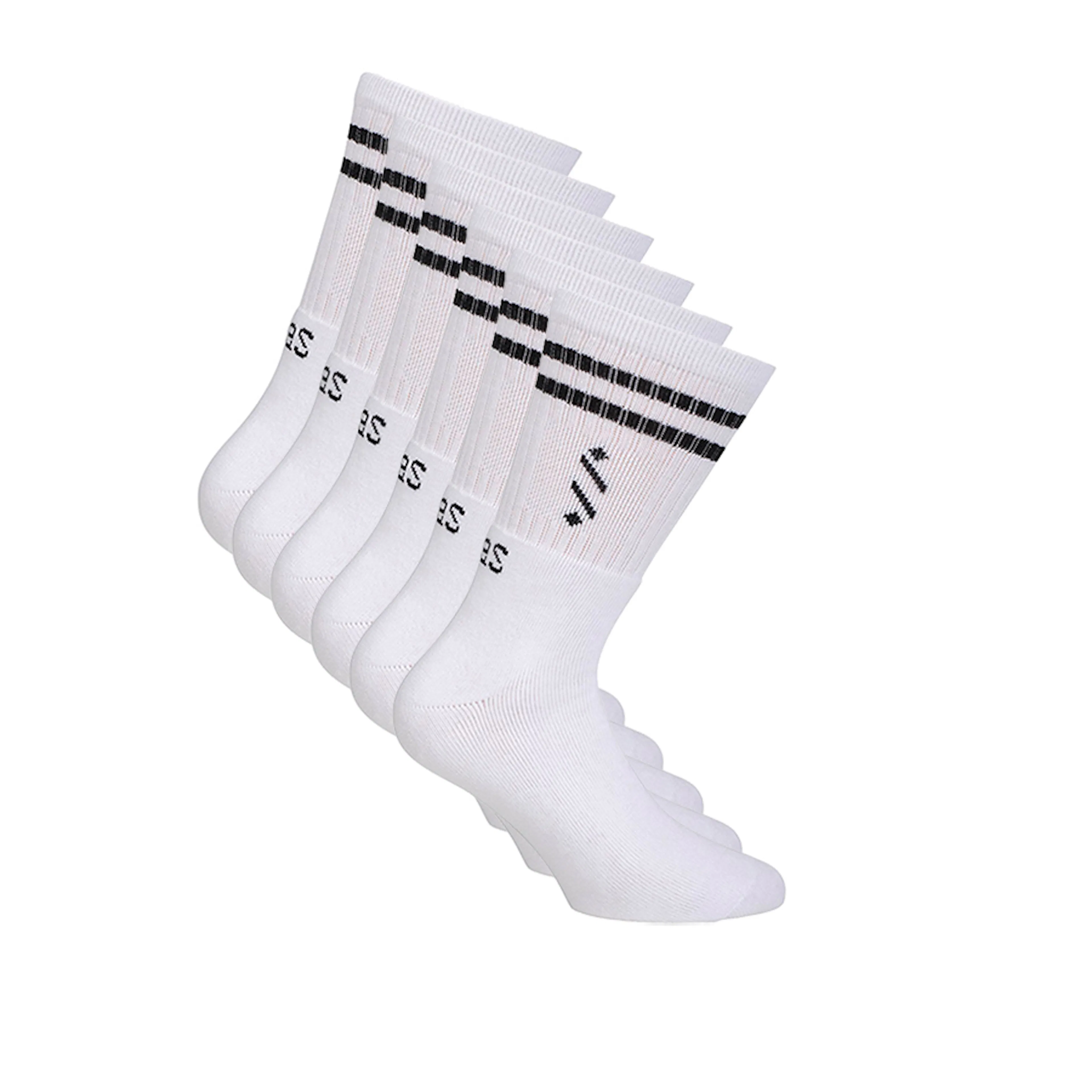 Bomullsstrumpa Jalas 4451 Vit 6-Pack