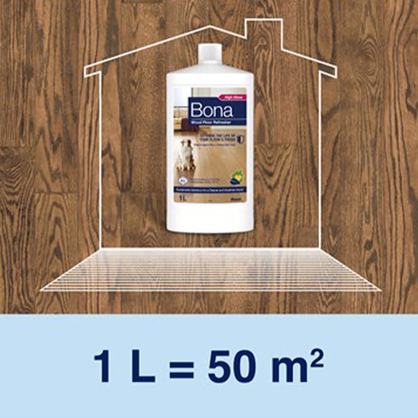 Golvtillbehör Bona Wood Floor Refresher, Underhållslack för Trägolv 1L