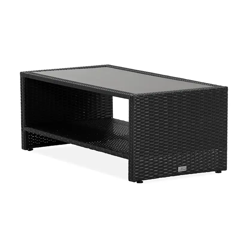 Utebord Comfort Garden Bahamas med Hylla Svart