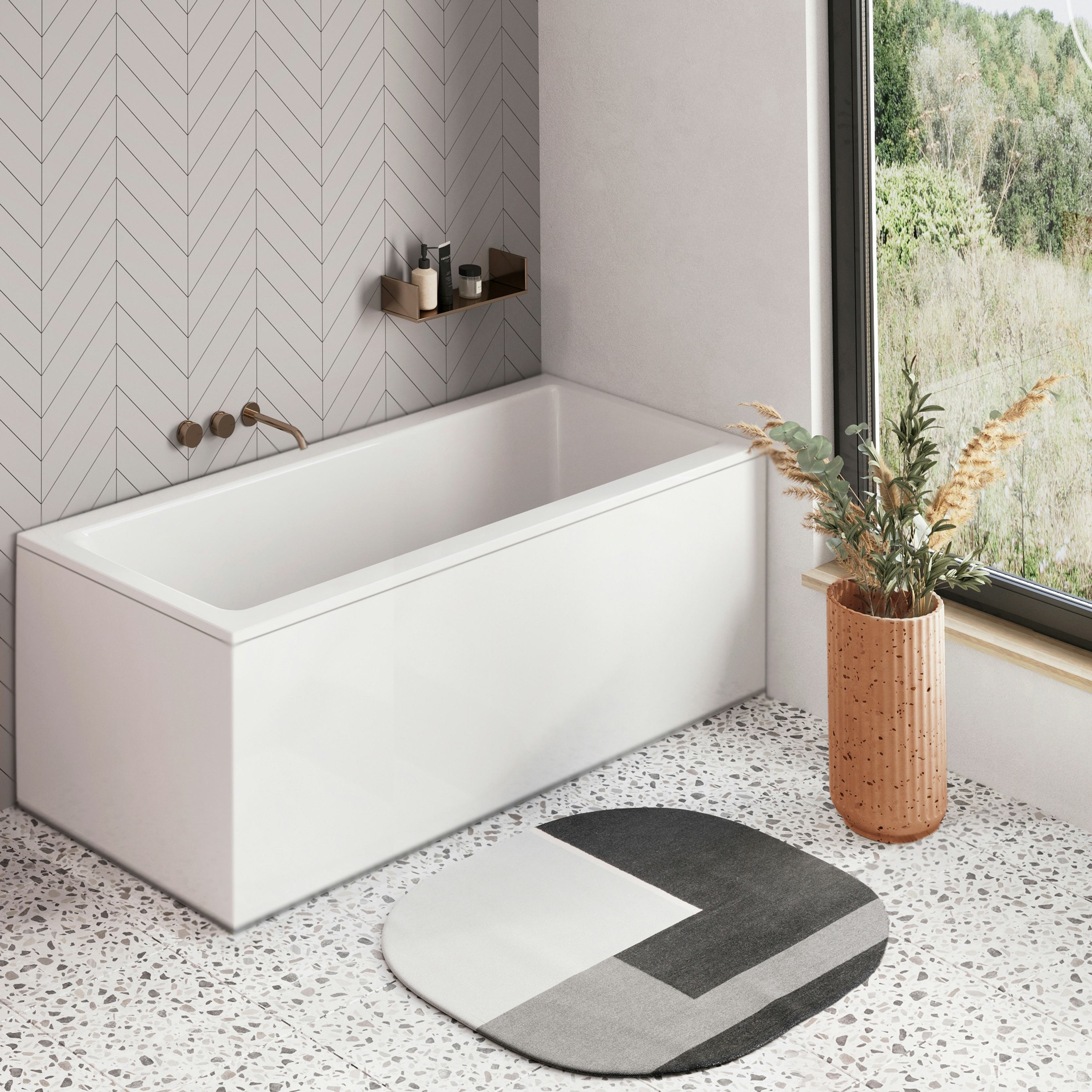 Bubbelbadkar Swebad Borgholm XL