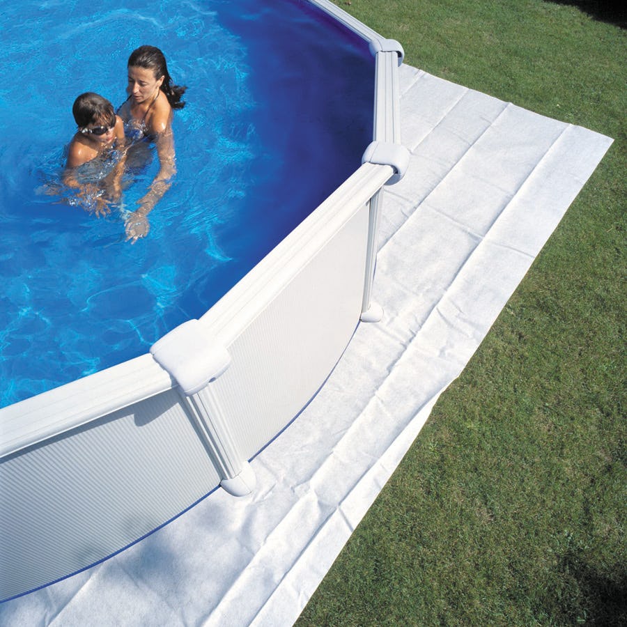 Bottenskyddsmatta Planet Pool Ø 550 cm Skydd för Poolliner