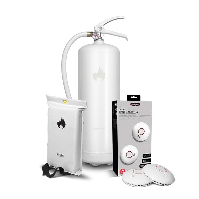 Brandskydd Housegard Lägenhetspaket White Design