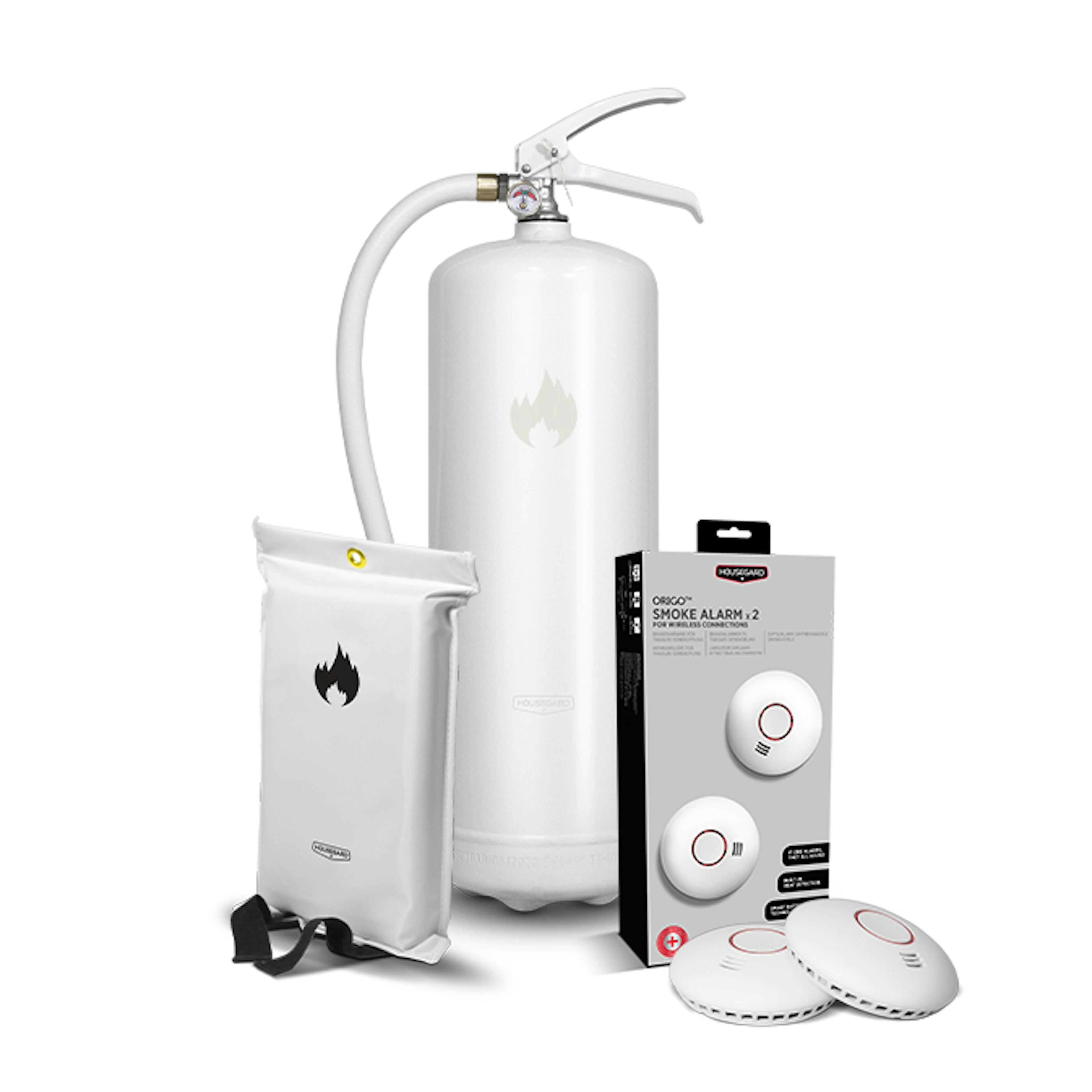 Brandskydd Housegard Lägenhetspaket White Design