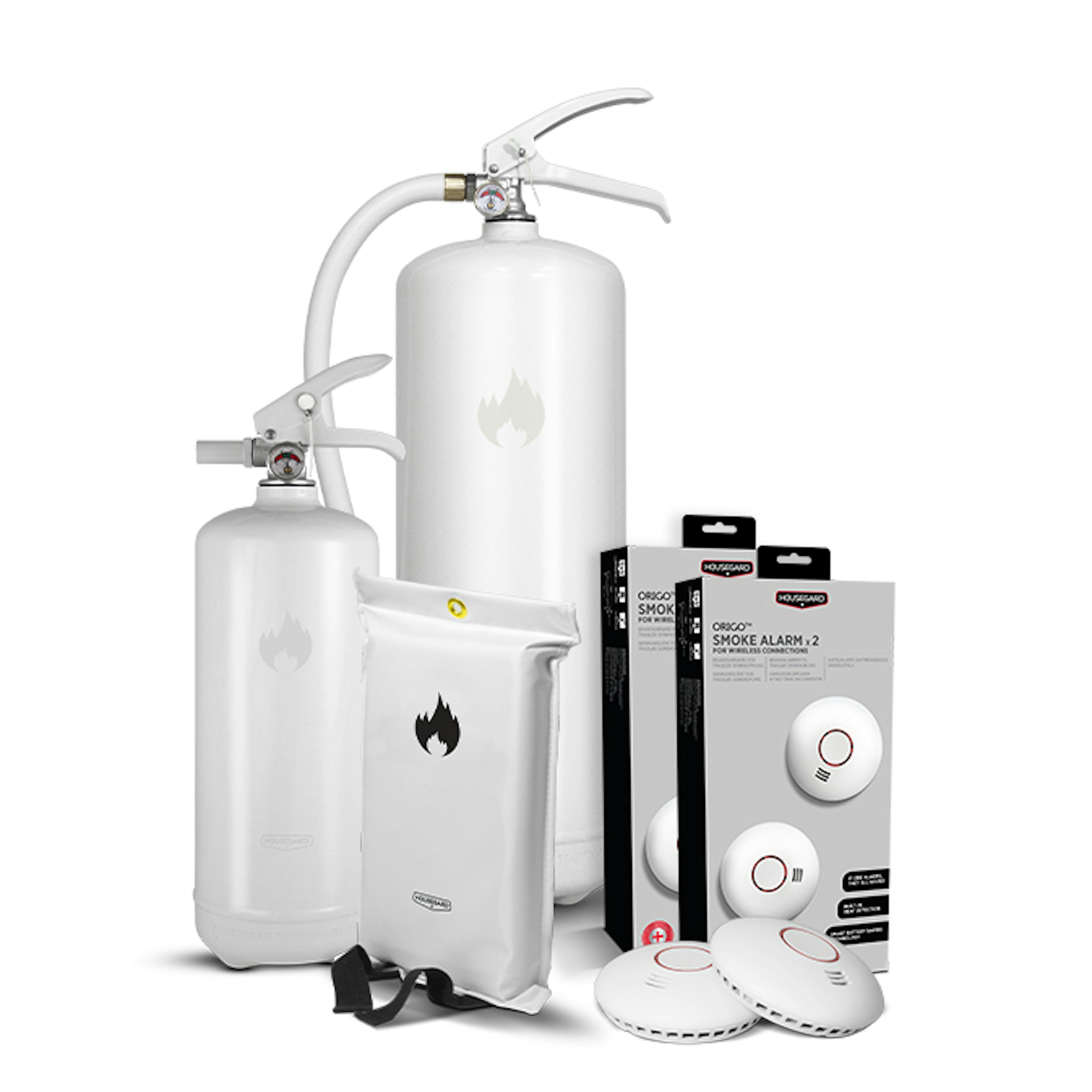 Brandskydd Housegard Lilla Villapaketet White Design